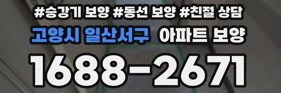 고양시 일산서구 아파트 보양