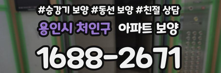 용인시 처인구 아파트 보양
