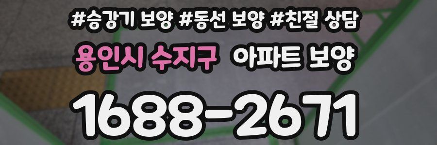 용인시 수지구 아파트 보양