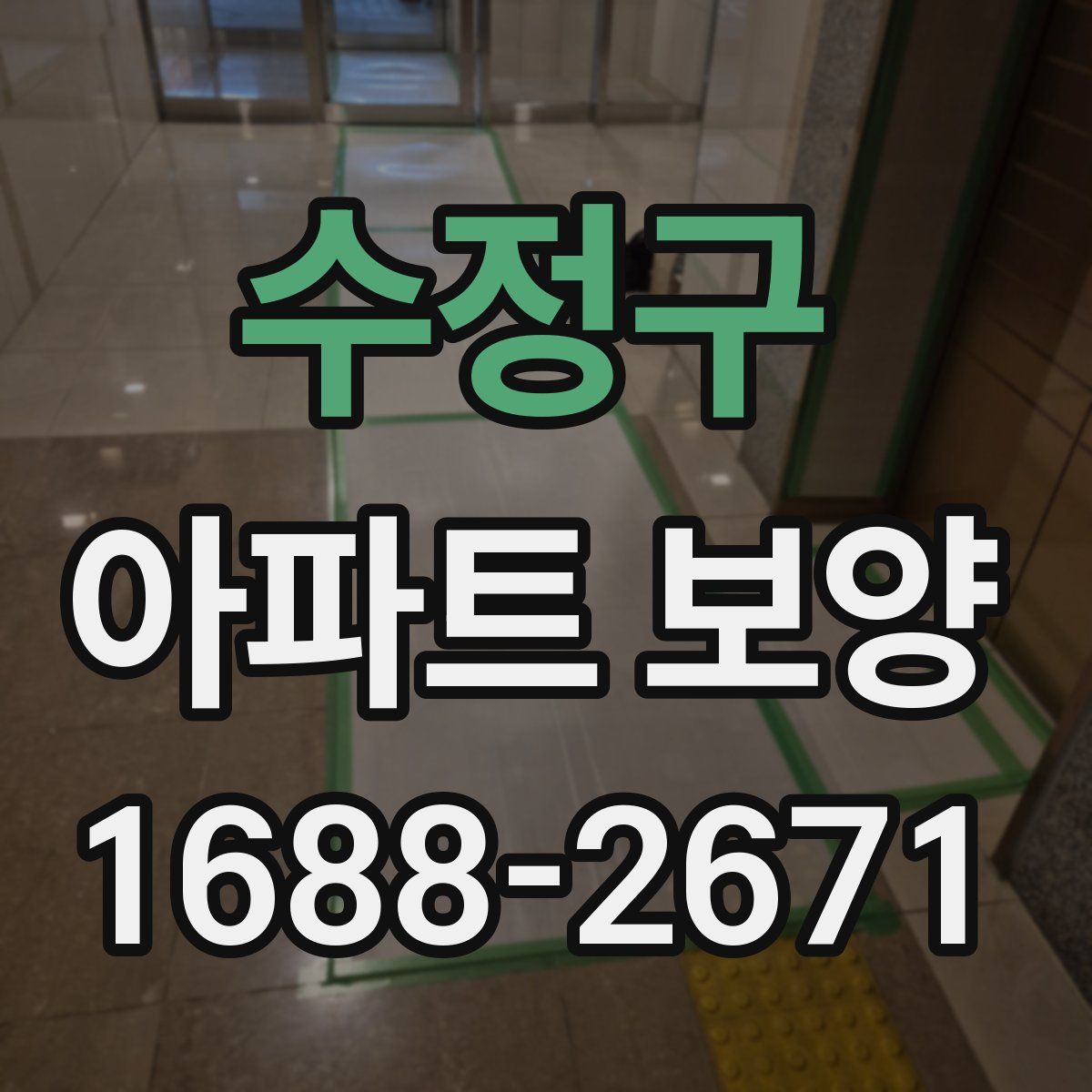 수정구 아파트 보양