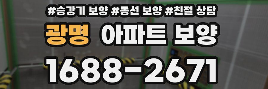 광명 아파트 보양