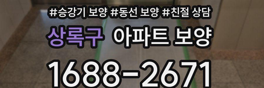 상록구 아파트 보양