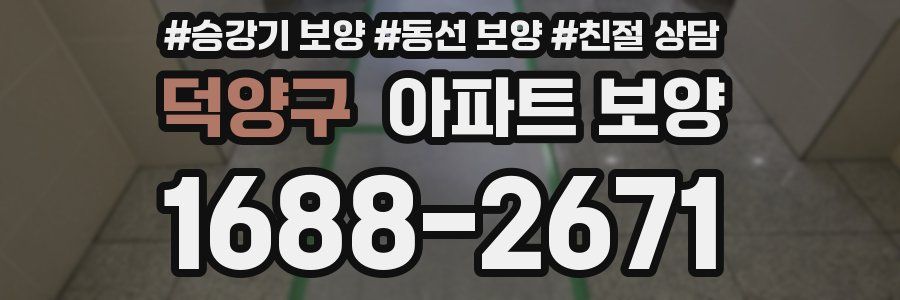 덕양구 아파트 보양