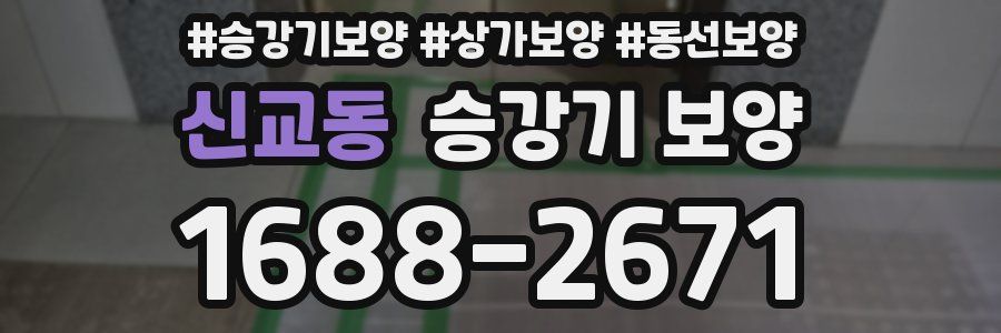 신교동 승강기 보양
