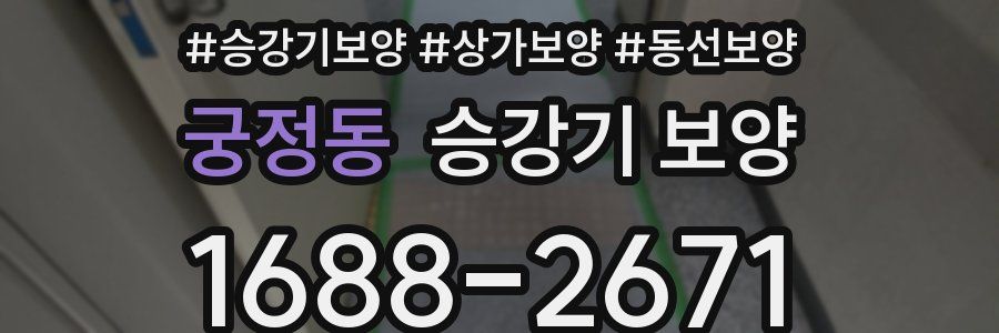 궁정동 승강기 보양