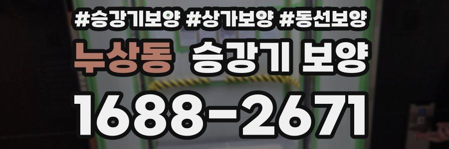 누상동 승강기 보양