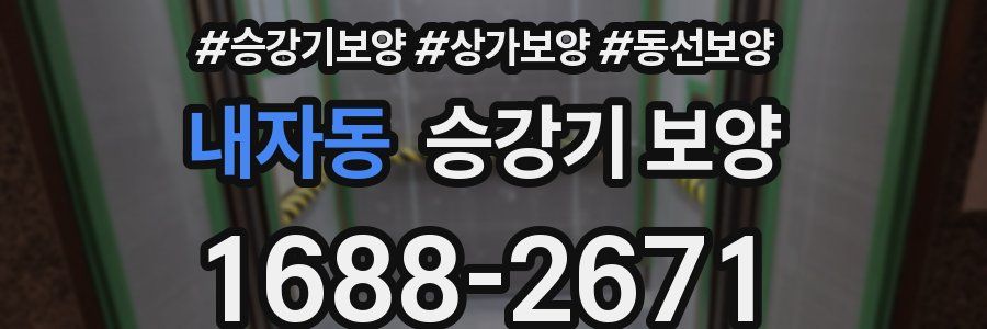 내자동 승강기 보양