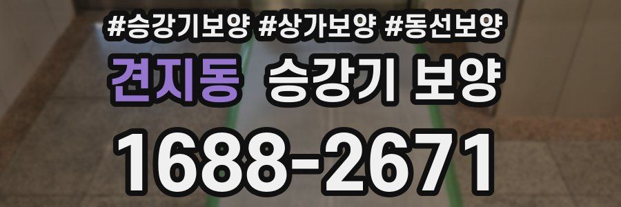 견지동 승강기 보양