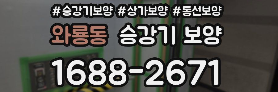 와룡동 승강기 보양