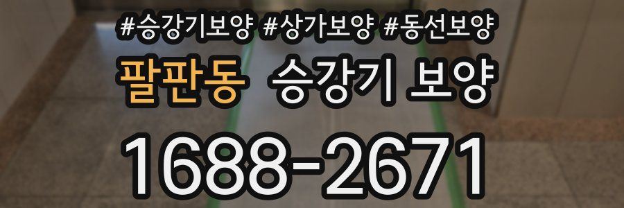 팔판동 승강기 보양
