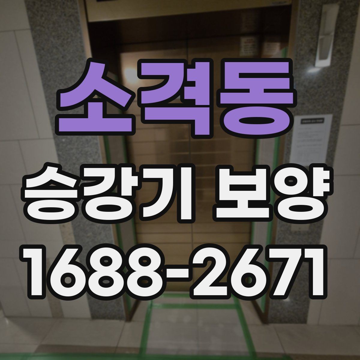 소격동 승강기 보양 현장에 맞춘 보호 방법 정리