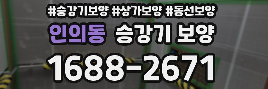 인의동 승강기 보양