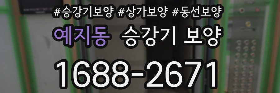 예지동 승강기 보양