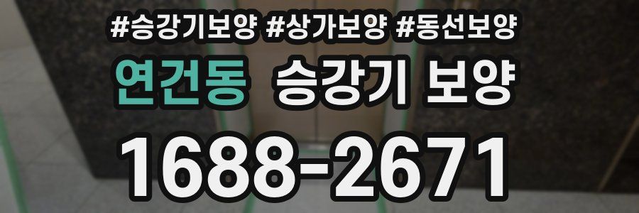 연건동 승강기 보양
