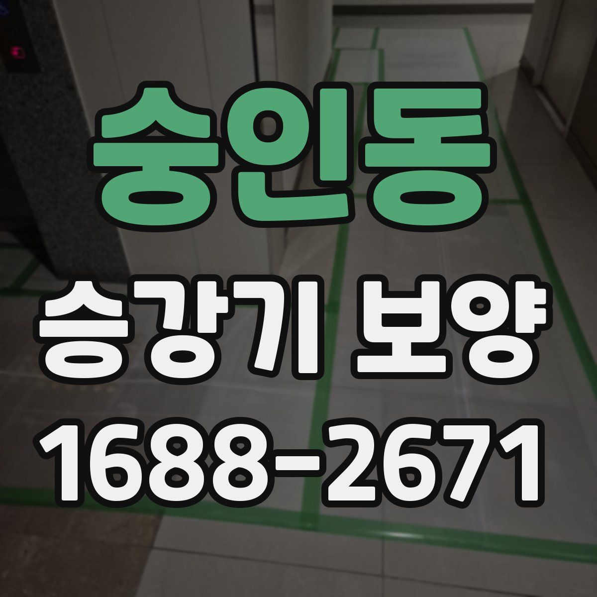 숭인동 승강기 보양