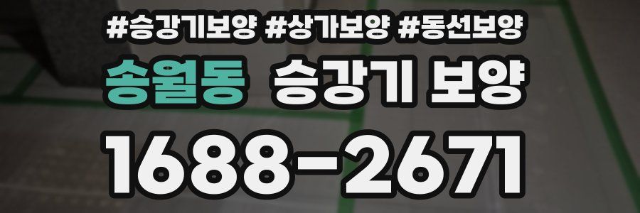 송월동 승강기 보양
