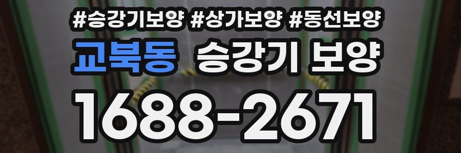 교북동 승강기 보양
