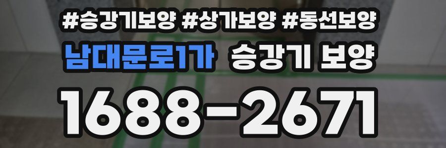 남대문로1가 승강기 보양