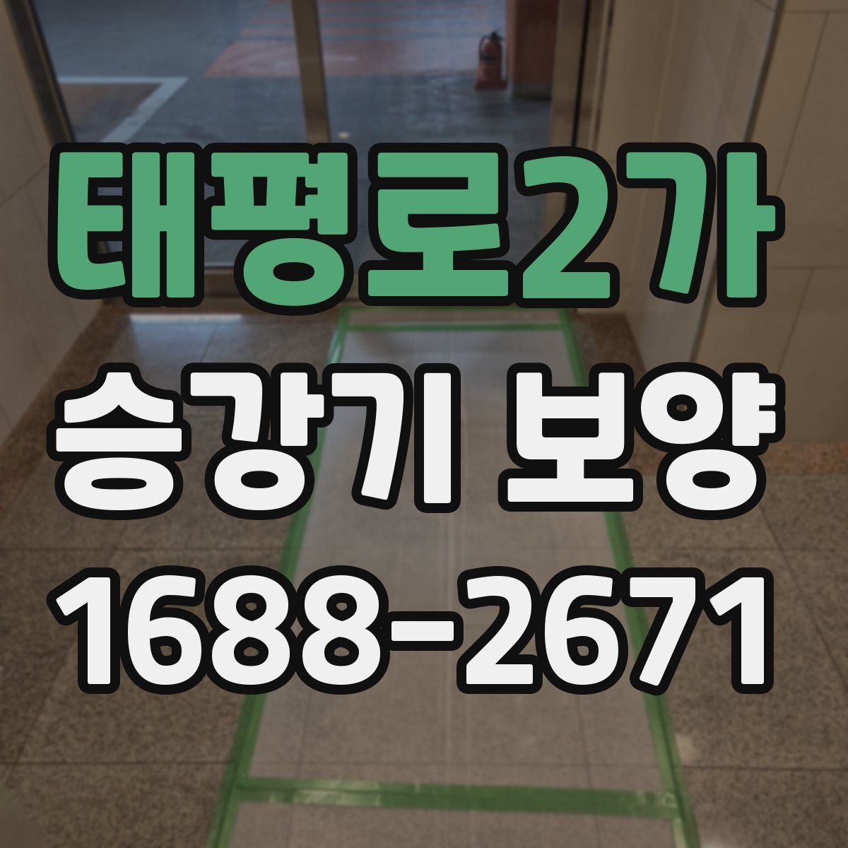 태평로2가 승강기 보양