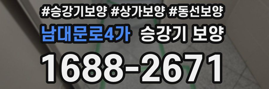 남대문로4가 승강기 보양