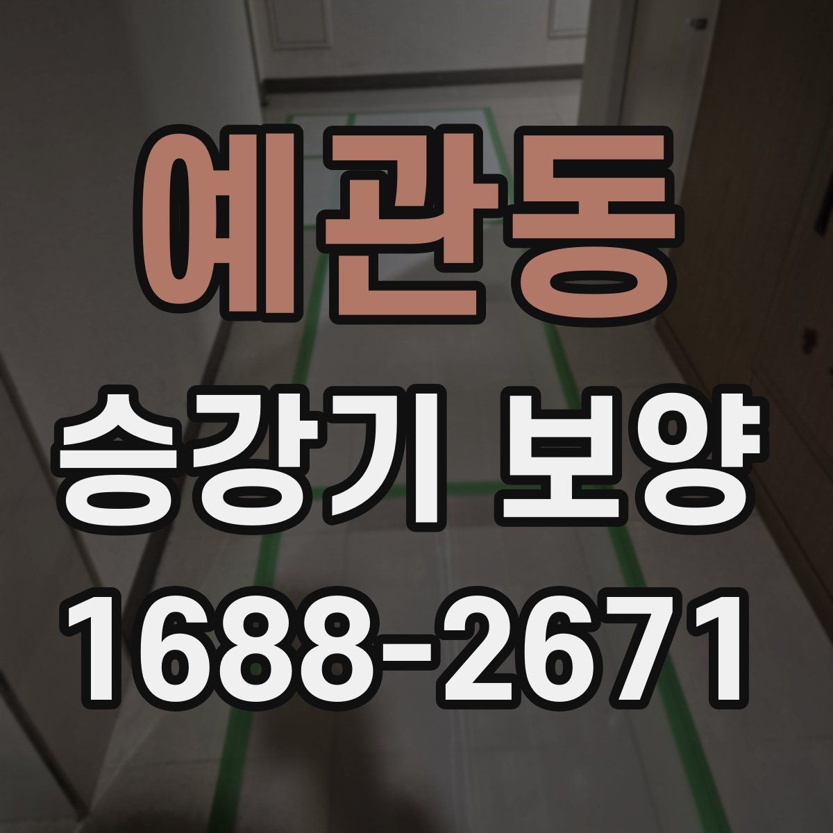 예관동 승강기 보양