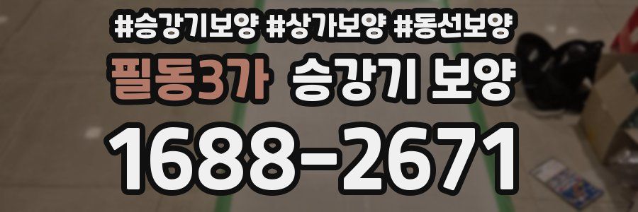 필동3가 승강기 보양