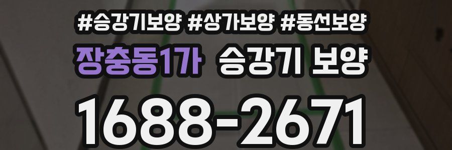 장충동1가 승강기 보양