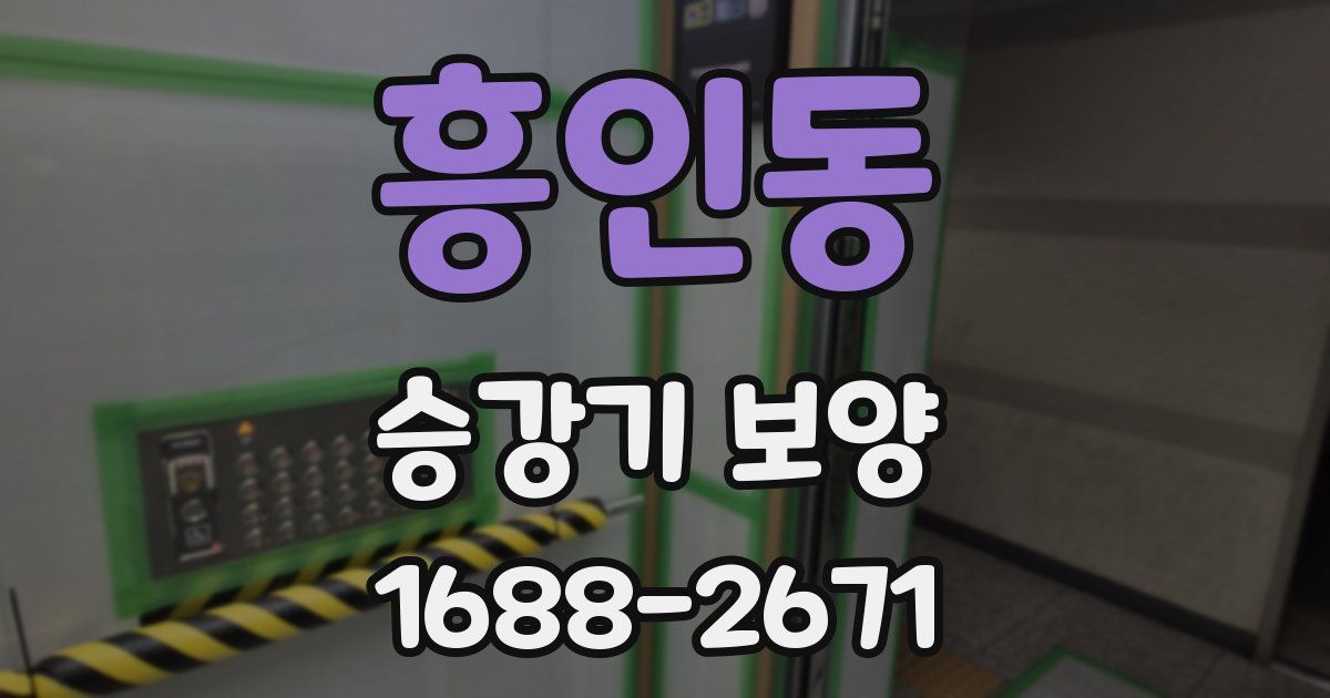 흥인동 승강기 보양