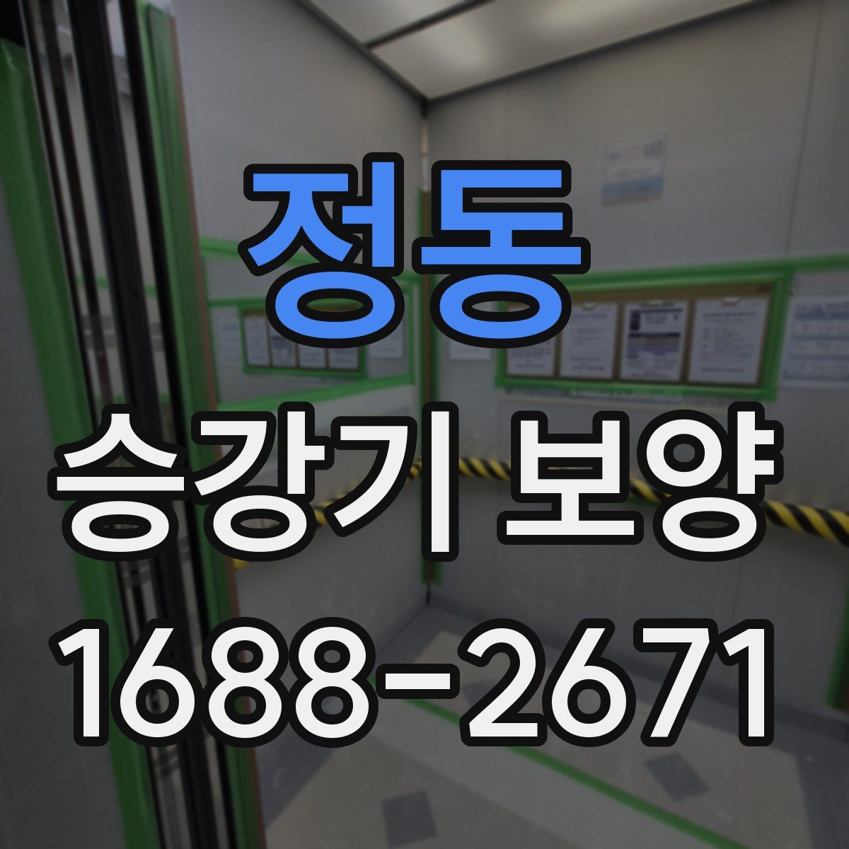 정동 승강기 보양