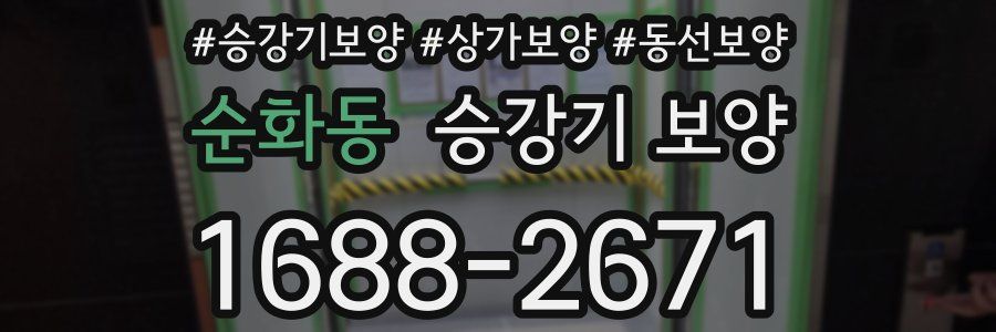 순화동 승강기 보양