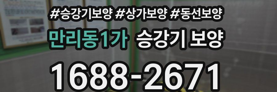 만리동1가 승강기 보양