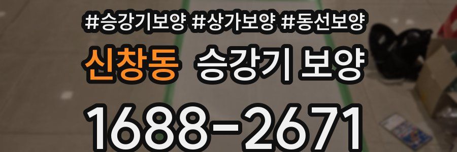 신창동 승강기 보양