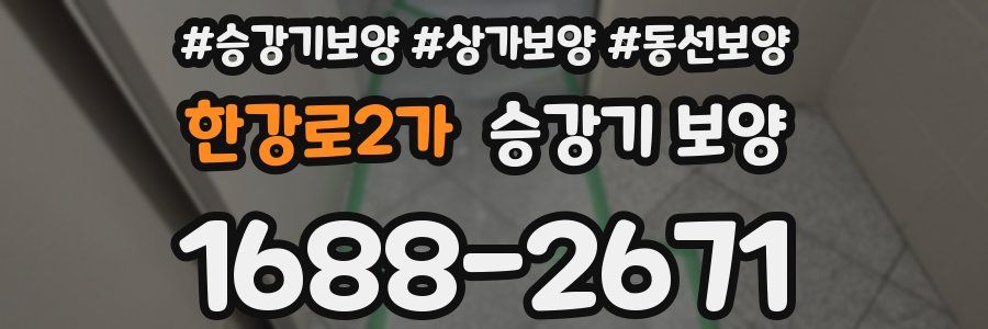 한강로2가 승강기 보양