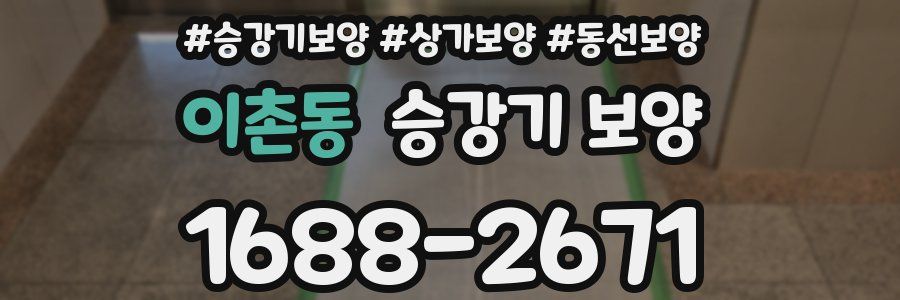 이촌동 승강기 보양