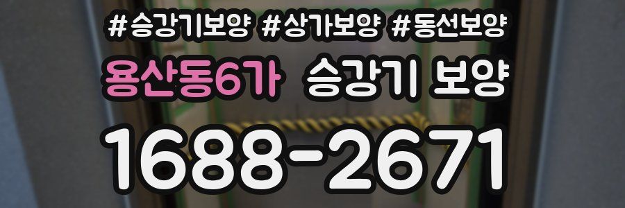 용산동6가 승강기 보양