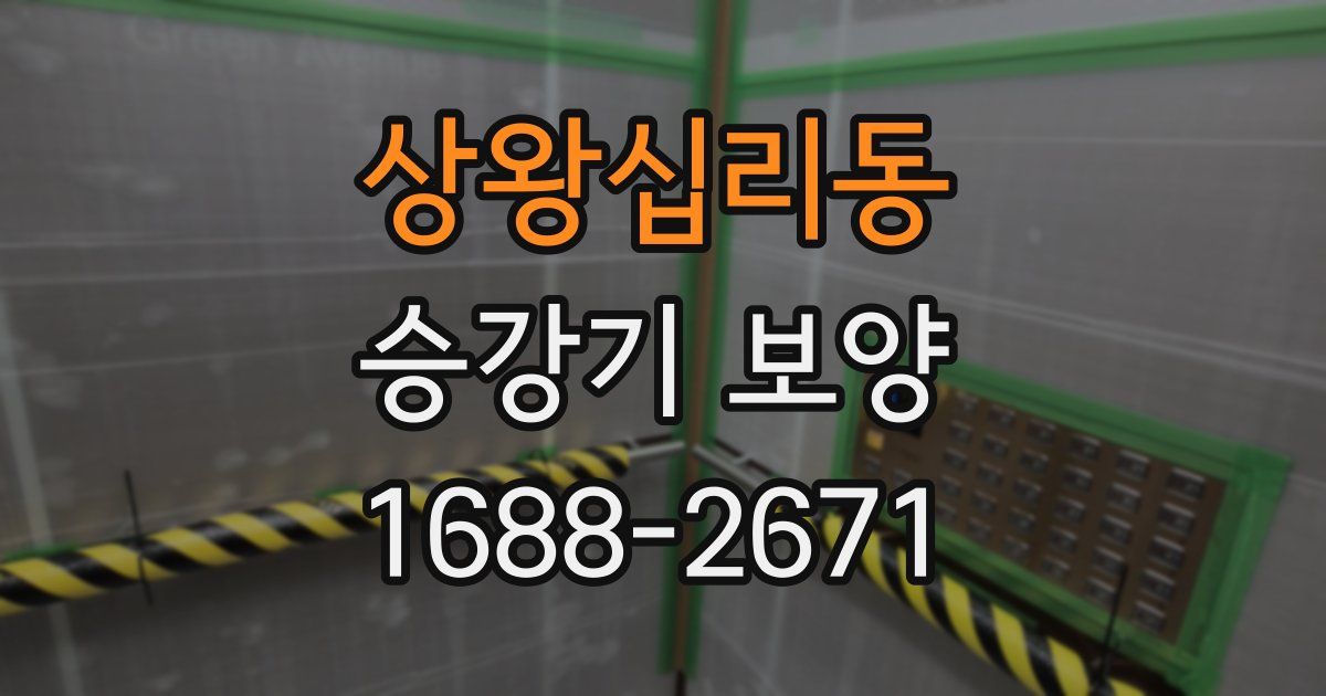 상왕십리동 승강기 보양