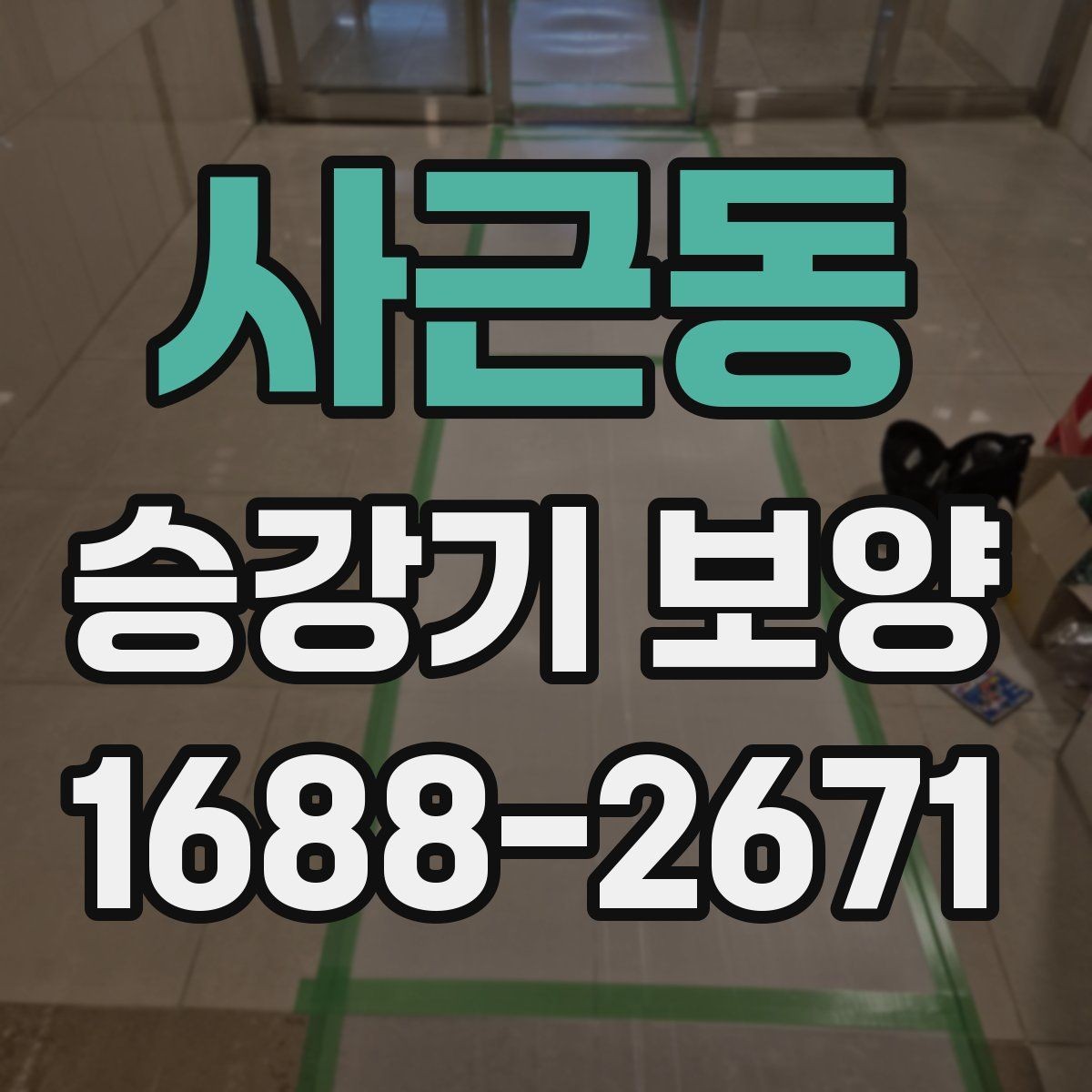 사근동 승강기 보양 대상이 되는 구역은 어디인가