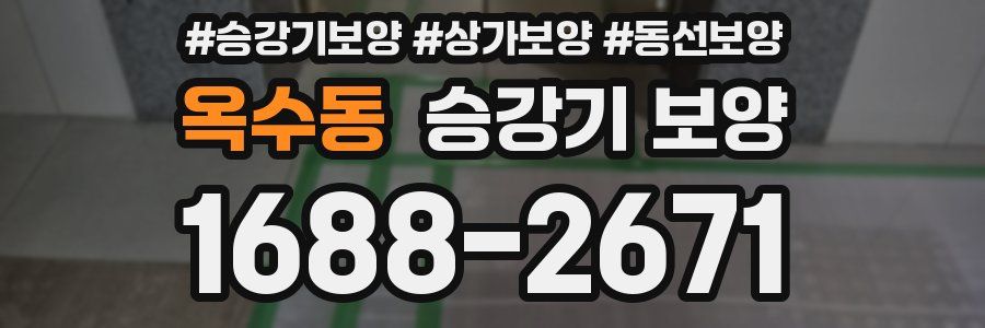옥수동 승강기 보양