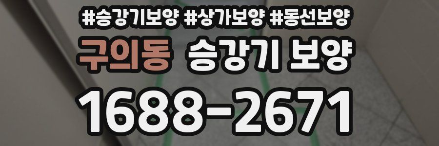 구의동 승강기 보양
