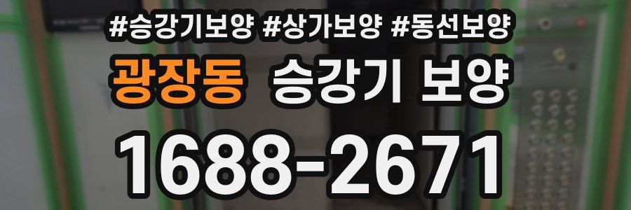 광장동 승강기 보양