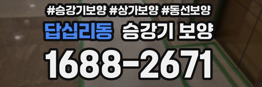 답십리동 승강기 보양