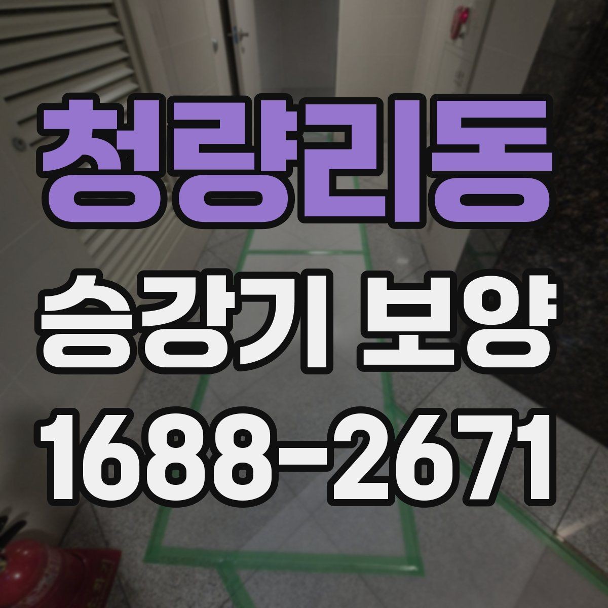 청량리동 승강기 보양 관련 정보가 필요한 이유와 활용법