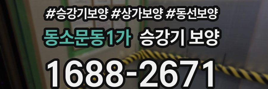 동소문동1가 승강기 보양