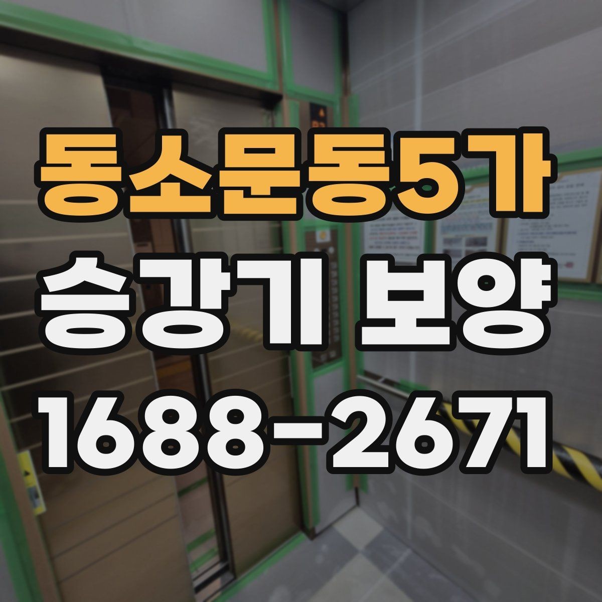 동소문동5가 승강기 보양 현장에 맞는 자재 조합 살펴보기