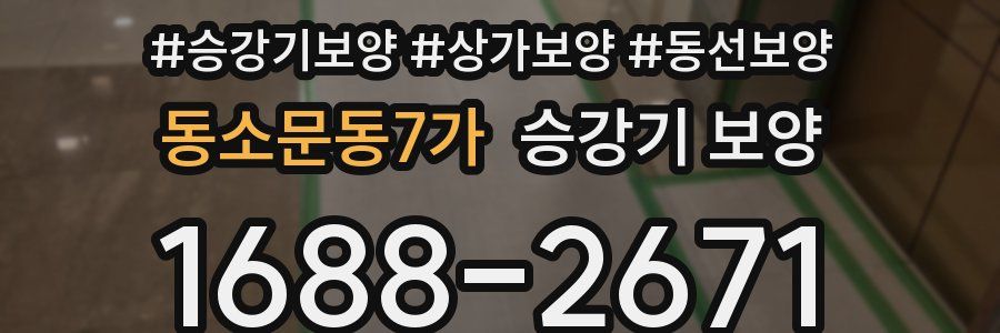 동소문동7가 승강기 보양