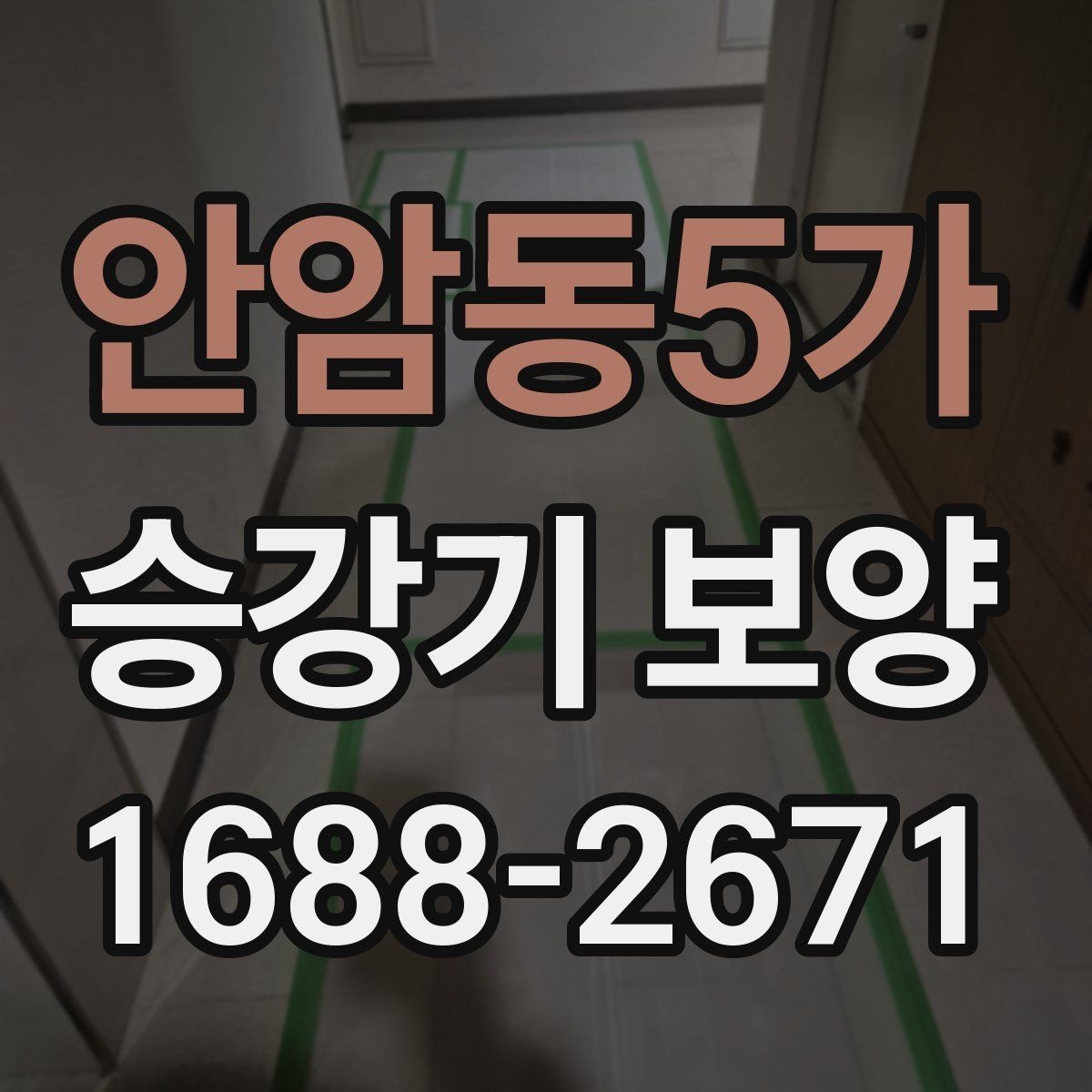 안암동5가 승강기 보양 견적이 달라지는 이유