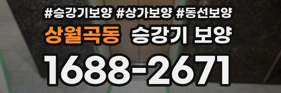 상월곡동 승강기 보양