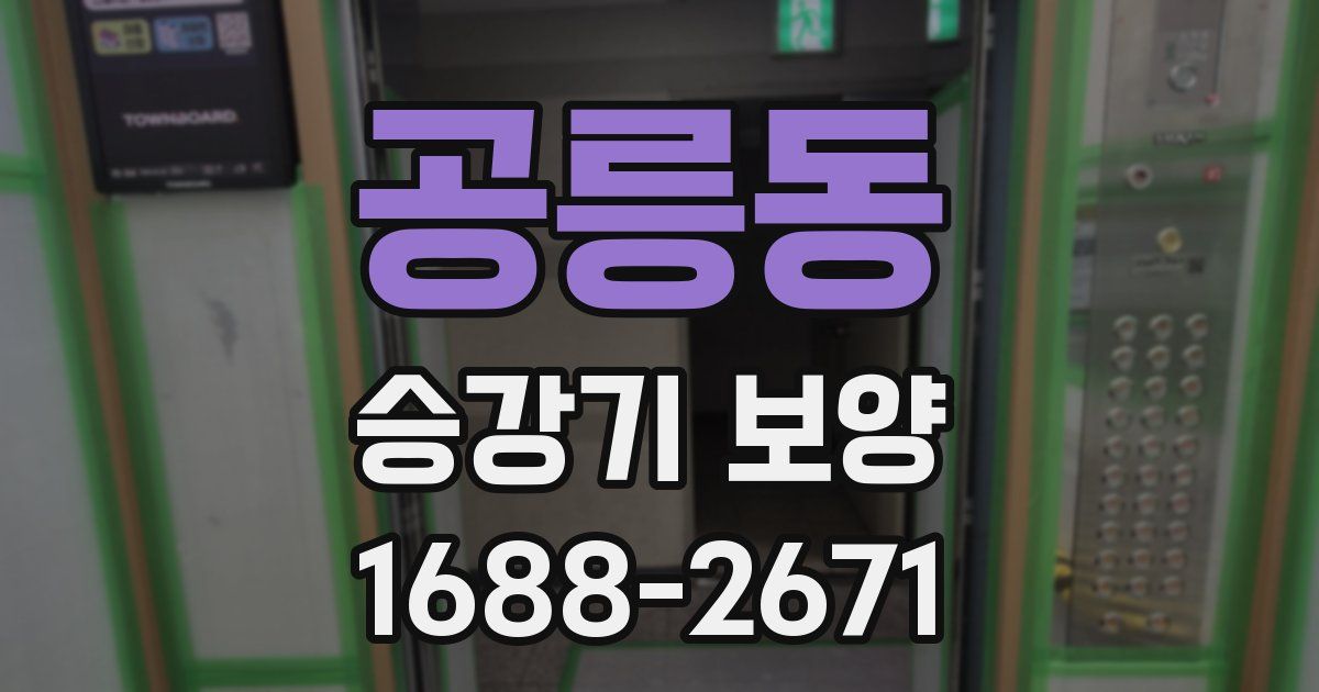 공릉동 승강기 보양