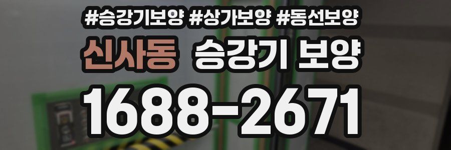 신사동 승강기 보양
