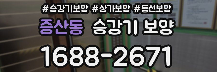 증산동 승강기 보양